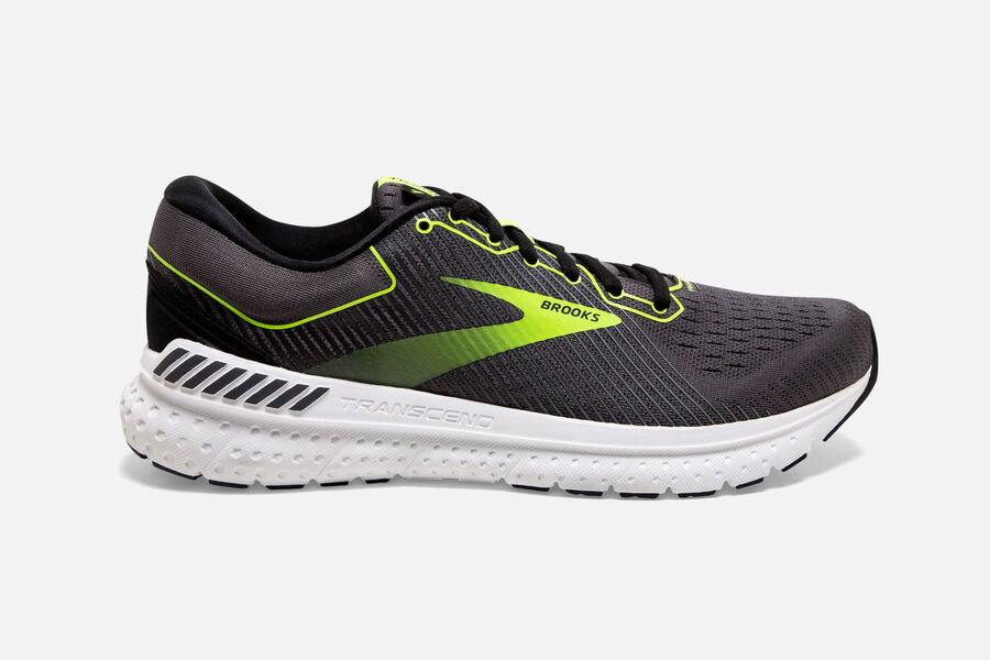 Brooks Transcend 7 Road Löparskor Herr - Svarta/Gröna - 7652-GOQTB